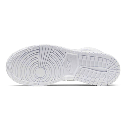 Air Jordan 1 Mid GS 'Triple White' — UK 13.5 | EU 32 | US 1Y — Detail View