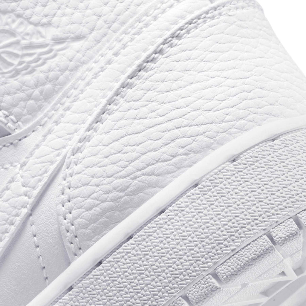 Air Jordan 1 Mid GS 'Triple White' — UK 13.5 | EU 32 | US 1Y — Alternate View 7