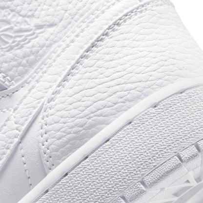 Air Jordan 1 Mid GS 'Triple White' — UK 13.5 | EU 32 | US 1Y — Alternate View 7