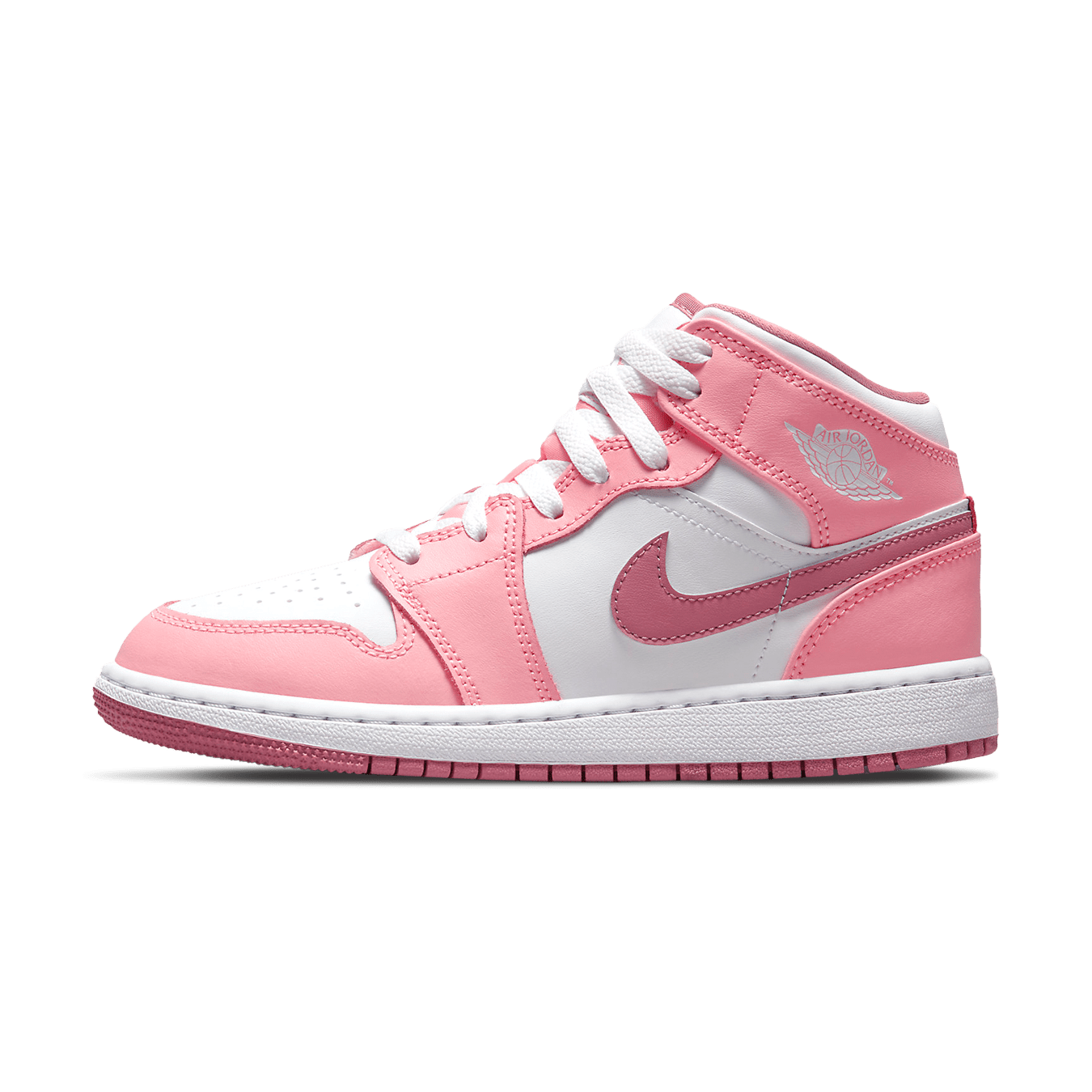Air Jordan 1 Mid GS 'Valentine's Day' 2023 — UK 13.5 | EU 32 | US 1Y — Front View