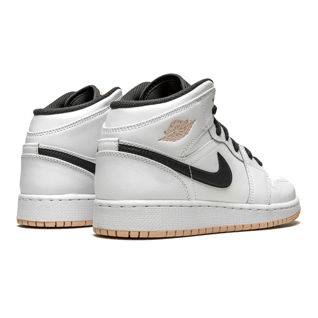 Air Jordan 1 Mid GS 'White Arctic Orange' — UK 13.5 | EU 32 | US 1Y — Back View