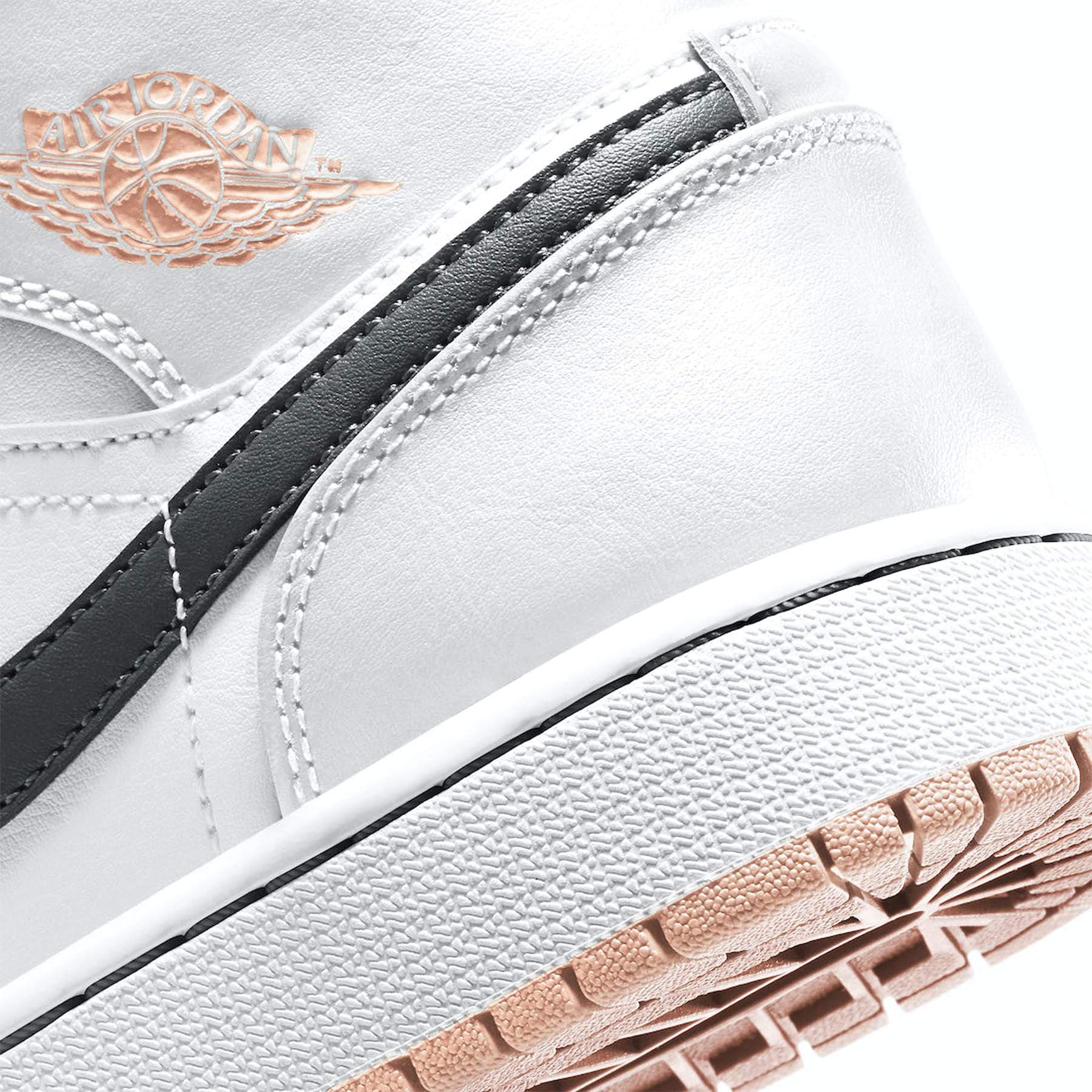 Air Jordan 1 Mid GS 'White Arctic Orange' — UK 13.5 | EU 32 | US 1Y — Lifestyle View