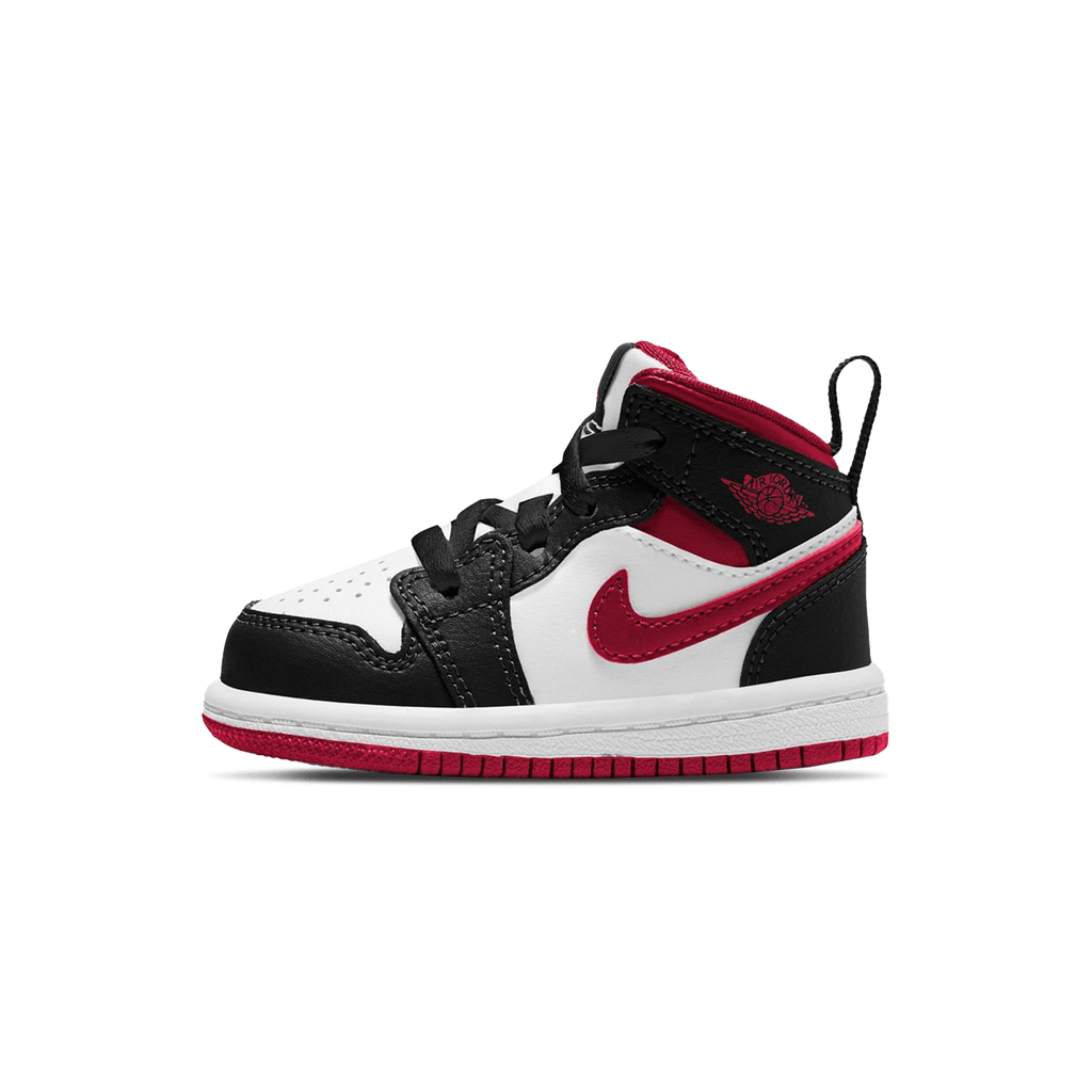 Air Jordan 1 Mid TD 'Black Gym Red' — UK 0C | EU 15 | US 0C — Front View