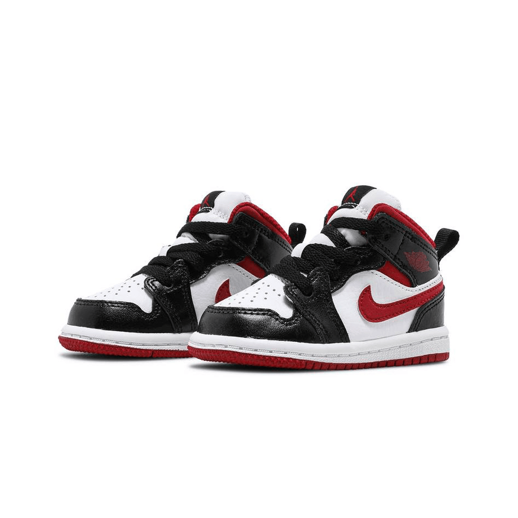 Air Jordan 1 Mid TD 'Black Gym Red' — UK 0C | EU 15 | US 0C — Side View