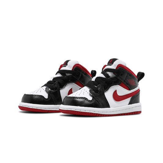 Air Jordan 1 Mid TD 'Black Gym Red' — UK 0C | EU 15 | US 0C — Side View