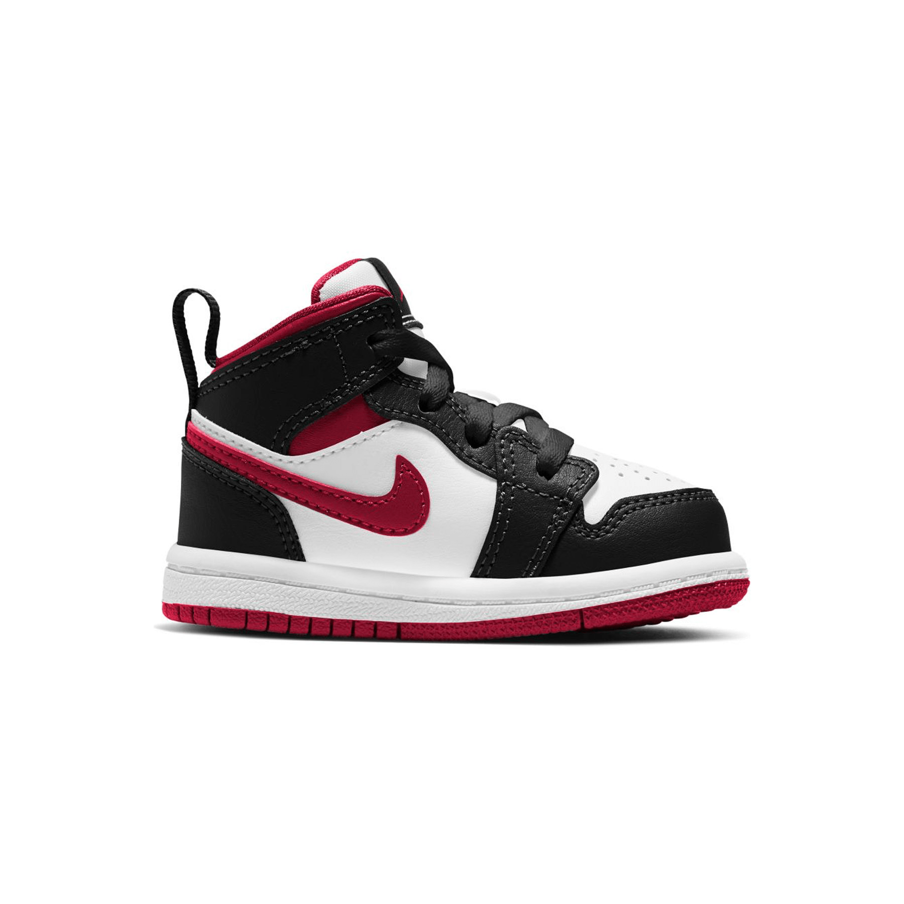 Air Jordan 1 Mid TD 'Black Gym Red' — UK 0C | EU 15 | US 0C — Back View