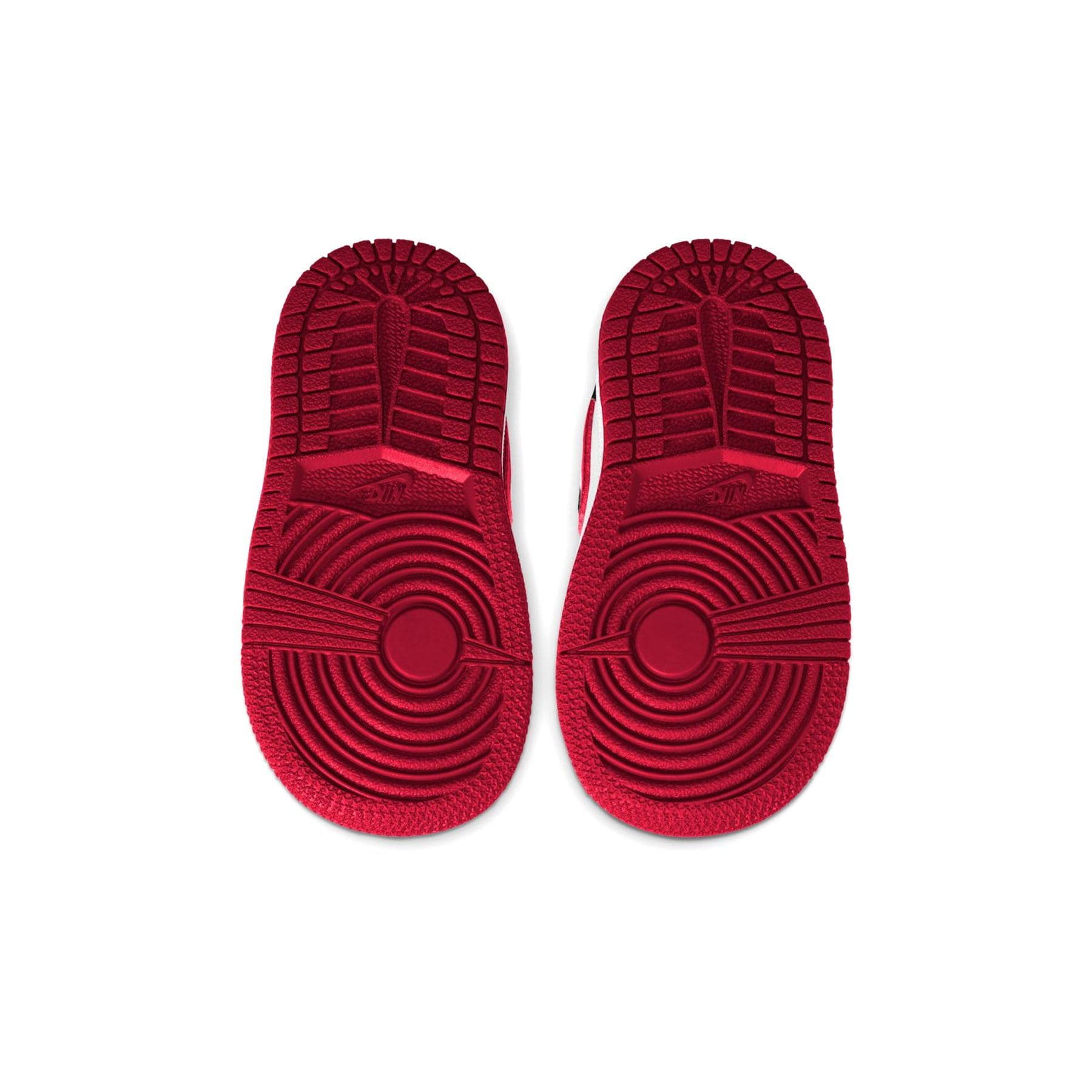 Air Jordan 1 Mid TD 'Black Gym Red' — UK 0C | EU 15 | US 0C — Top View
