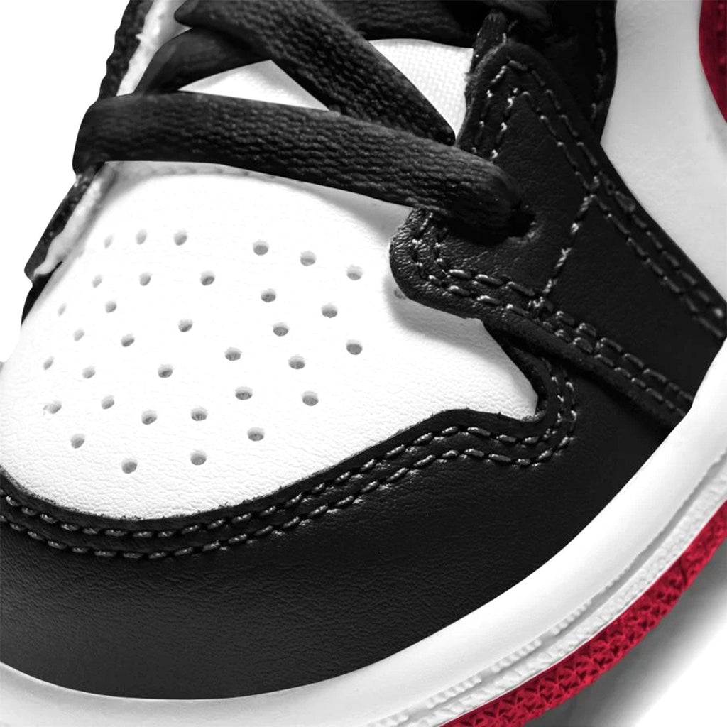 Air Jordan 1 Mid TD 'Black Gym Red' — UK 0C | EU 15 | US 0C — Detail View