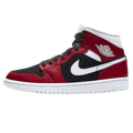 Air Jordan 1 Wmns Mid 'Gym Red Black' — UK 2.5 | EU 35.5 | US 5 — Front View