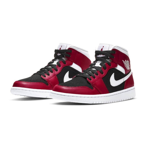 Air Jordan 1 Wmns Mid 'Gym Red Black' — UK 2.5 | EU 35.5 | US 5 — Side View