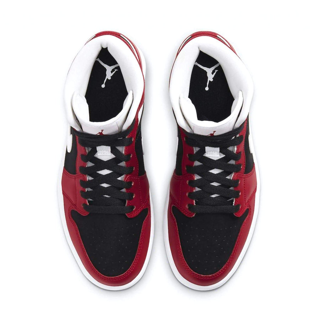 Air Jordan 1 Wmns Mid 'Gym Red Black' — UK 2.5 | EU 35.5 | US 5 — Back View