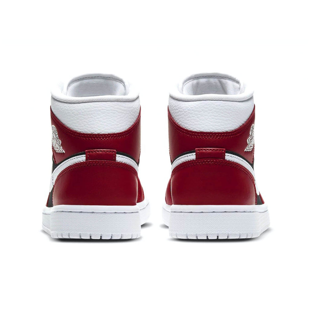 Air Jordan 1 Wmns Mid 'Gym Red Black' — UK 2.5 | EU 35.5 | US 5 — Top View
