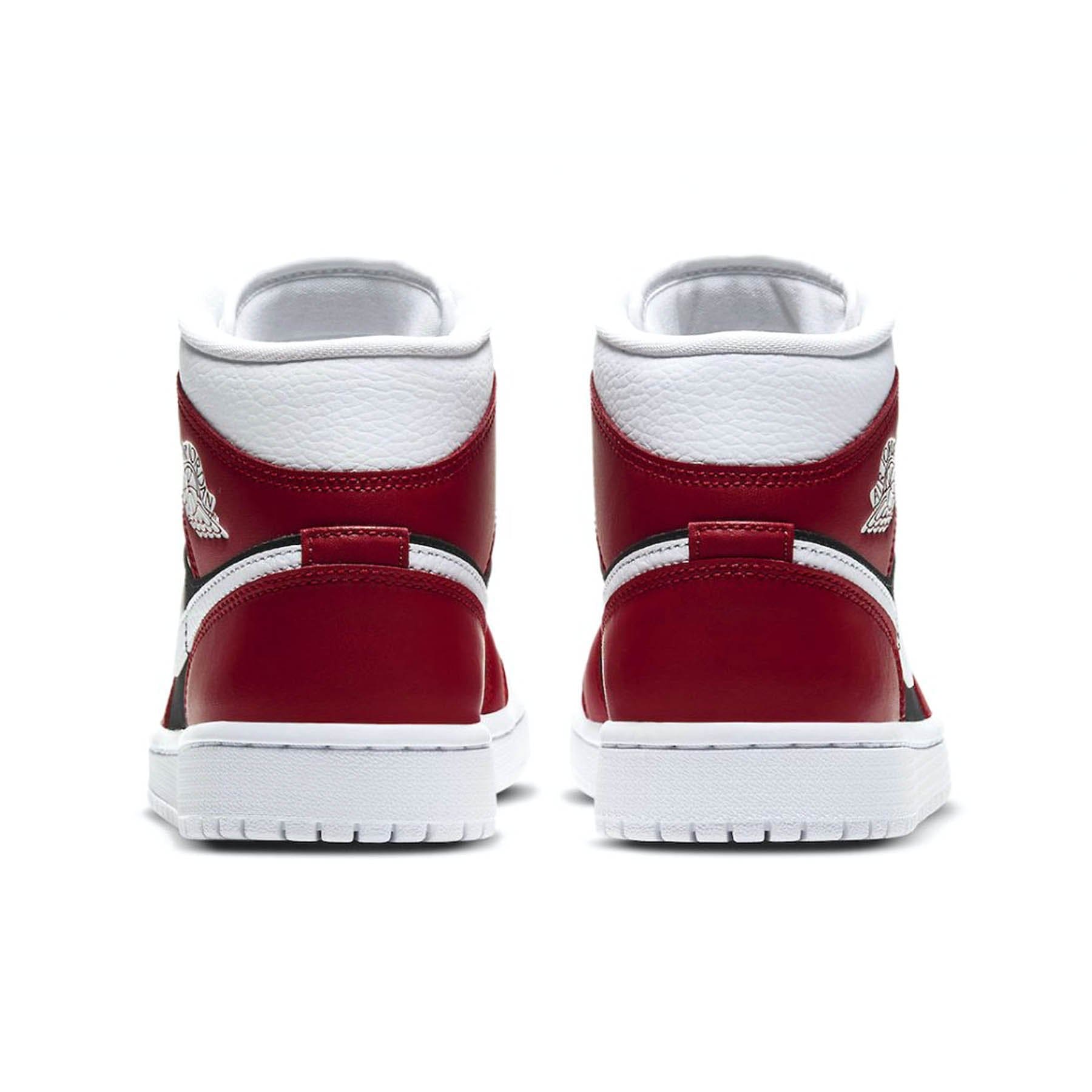 Air Jordan 1 Wmns Mid 'Gym Red Black' — UK 2.5 | EU 35.5 | US 5 — Top View