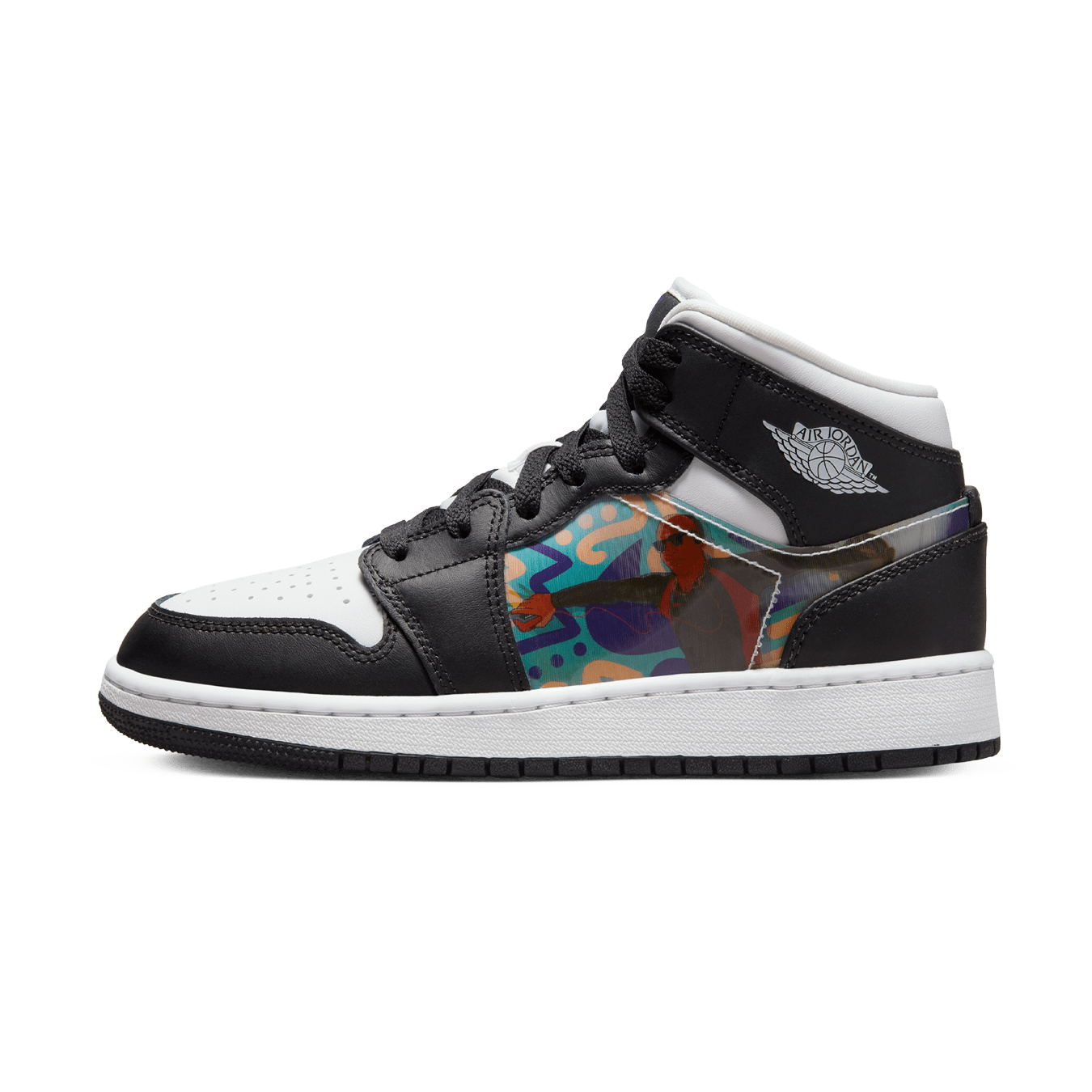 Air Jordan 1 Mid GS 'Hologram' — UK 13.5 | EU 32 | US 1Y — Front View
