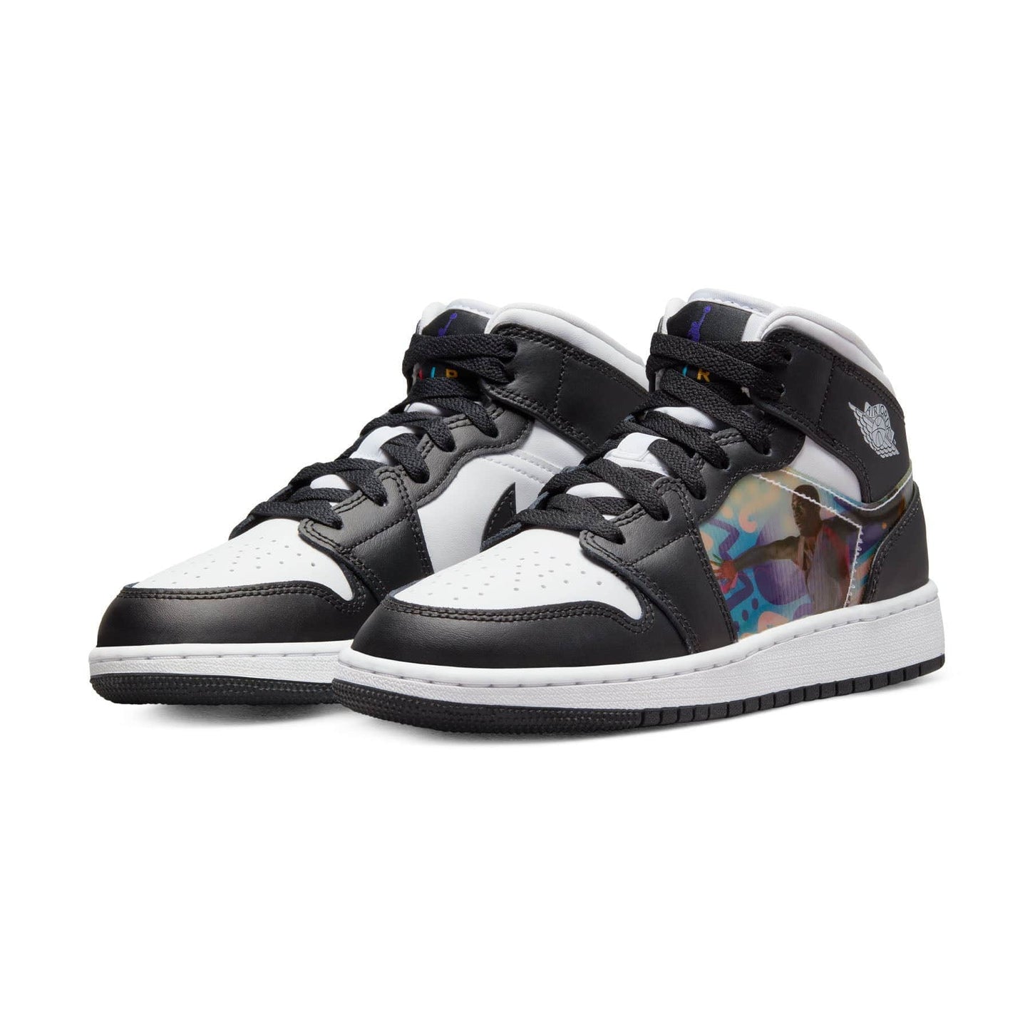Air Jordan 1 Mid GS 'Hologram' — UK 13.5 | EU 32 | US 1Y — Side View