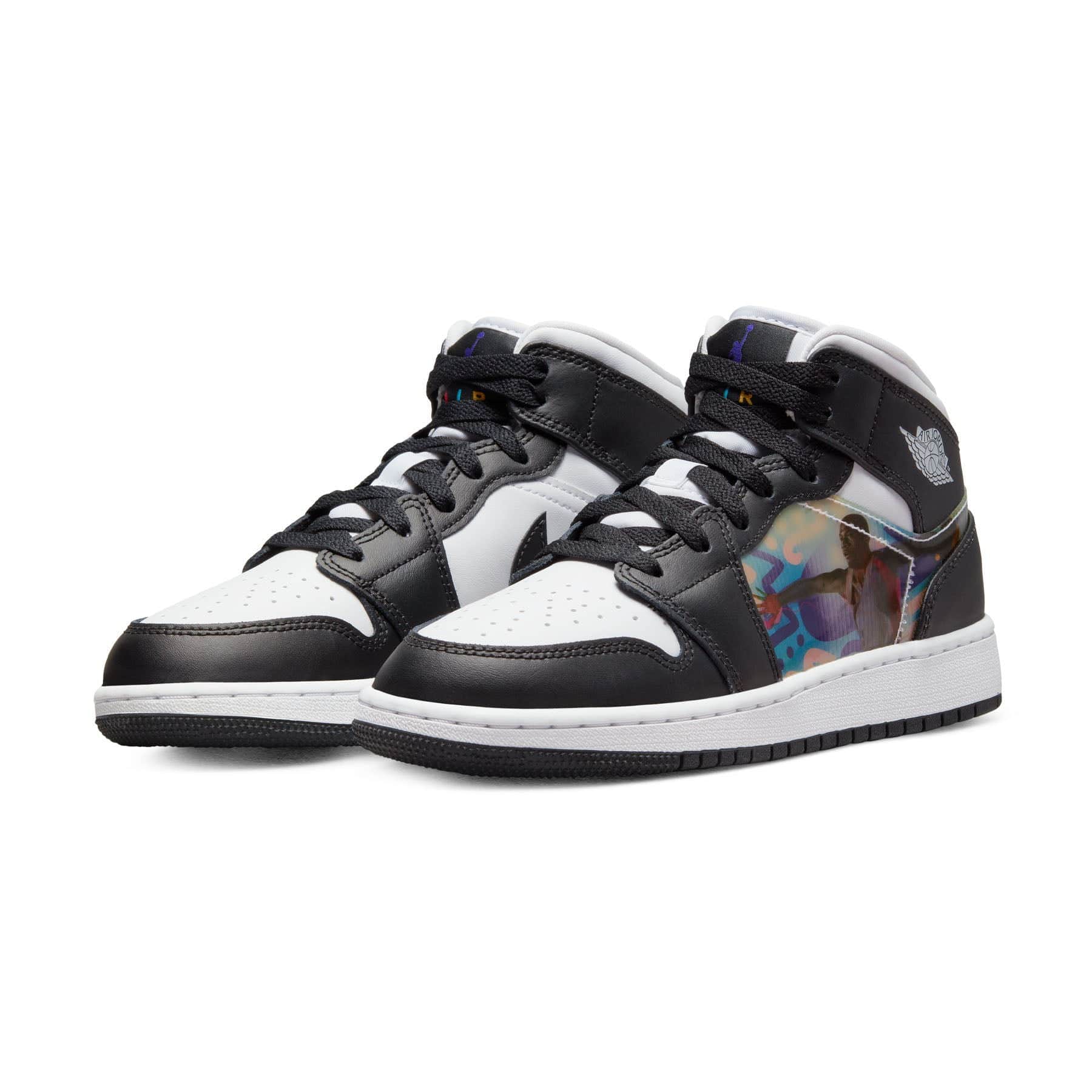 Air Jordan 1 Mid GS 'Hologram' — UK 13.5 | EU 32 | US 1Y — Side View