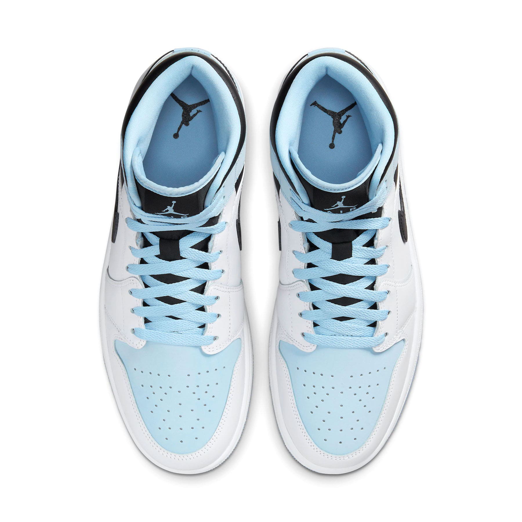 Air Jordan 1 Mid SE 'White Ice Blue' — UK 3 | EU 35.5 | US 3.5 — Back View