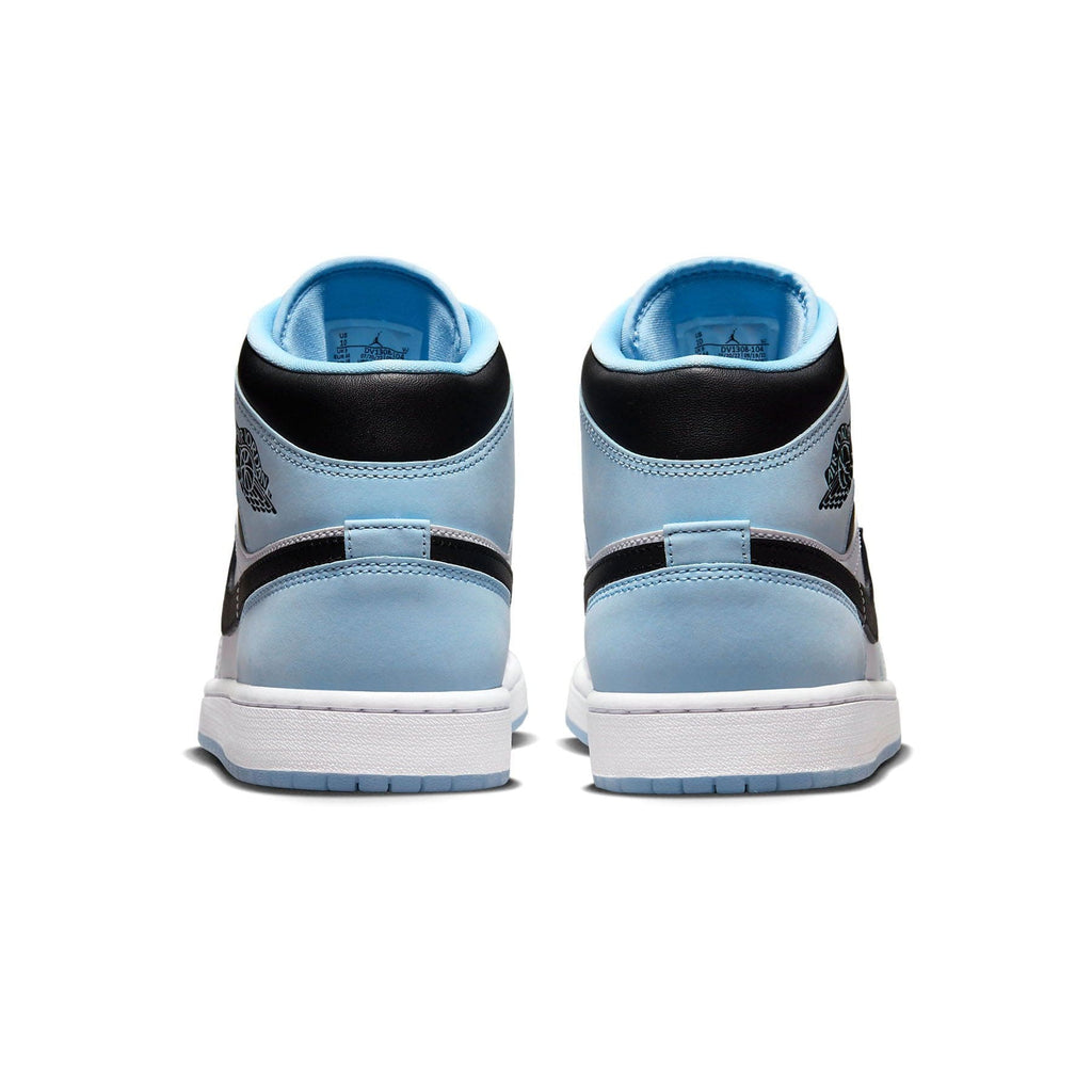 Air Jordan 1 Mid SE 'White Ice Blue' — UK 3 | EU 35.5 | US 3.5 — Top View