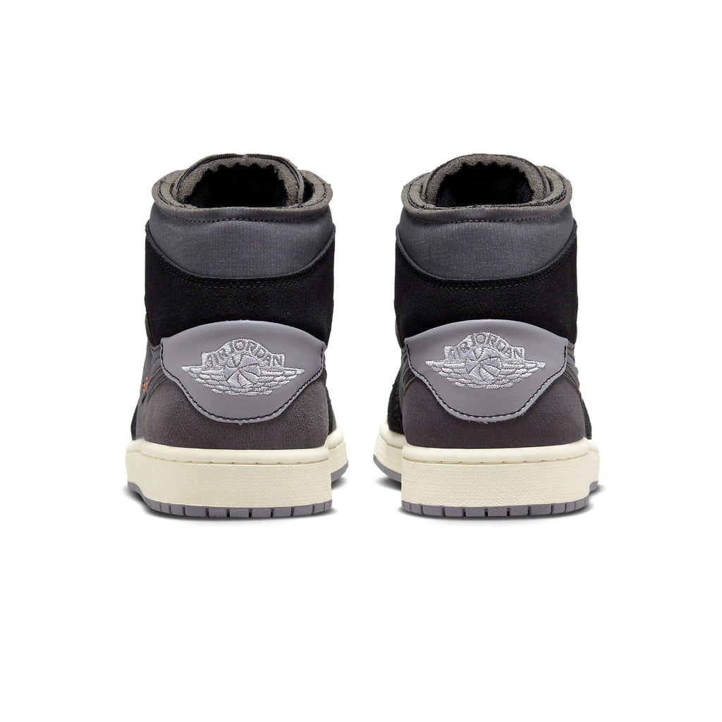 Air Jordan 1 Mid SE Craft 'Inside Out - Black' — UK 3 | EU 35.5 | US 3.5 — Top View