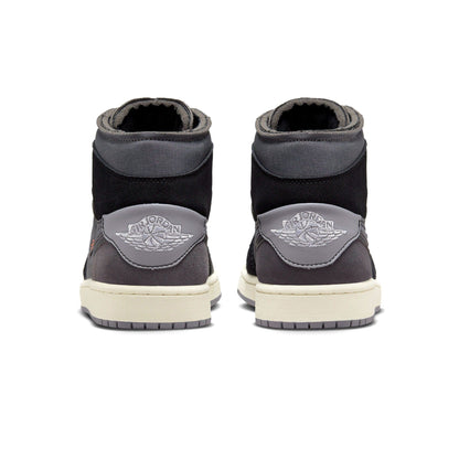 Air Jordan 1 Mid SE Craft 'Inside Out - Black' — UK 3 | EU 35.5 | US 3.5 — Top View