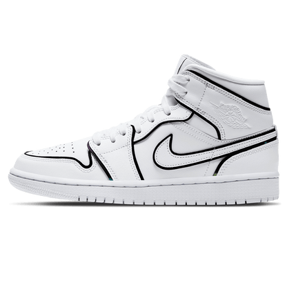 Air Jordan 1 Mid SE Wmns 'Iridescent Trim' — UK 2.5 | EU 35.5 | US 5 — Front View