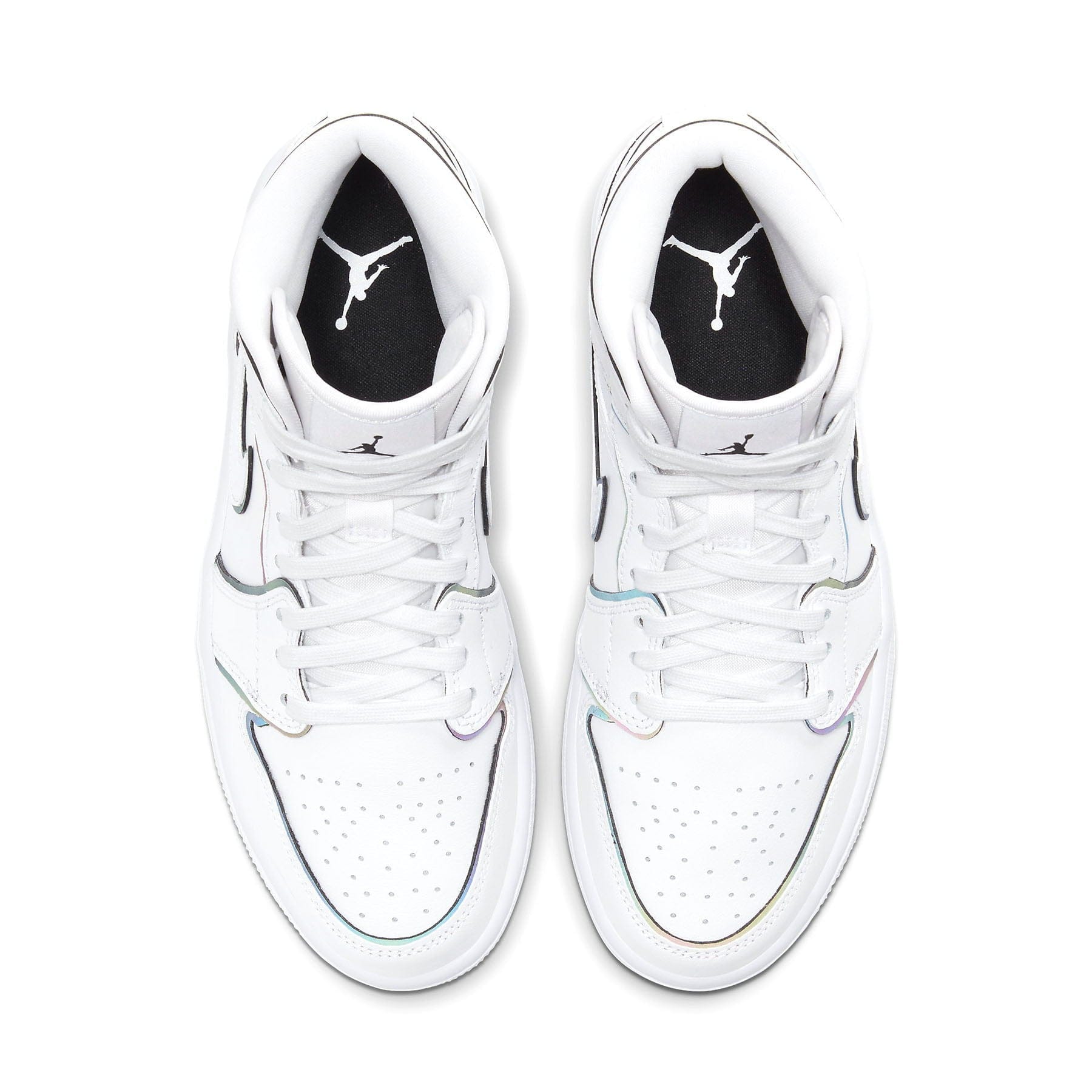 Air Jordan 1 Mid SE Wmns 'Iridescent Trim' — UK 2.5 | EU 35.5 | US 5 — Back View