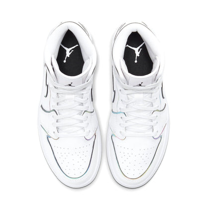 Air Jordan 1 Mid SE Wmns 'Iridescent Trim' — UK 2.5 | EU 35.5 | US 5 — Back View