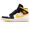Air Jordan 1 Mid SE Wmns 'White Laser Orange' — UK 2.5 | EU 35.5 | US 5 — Front View