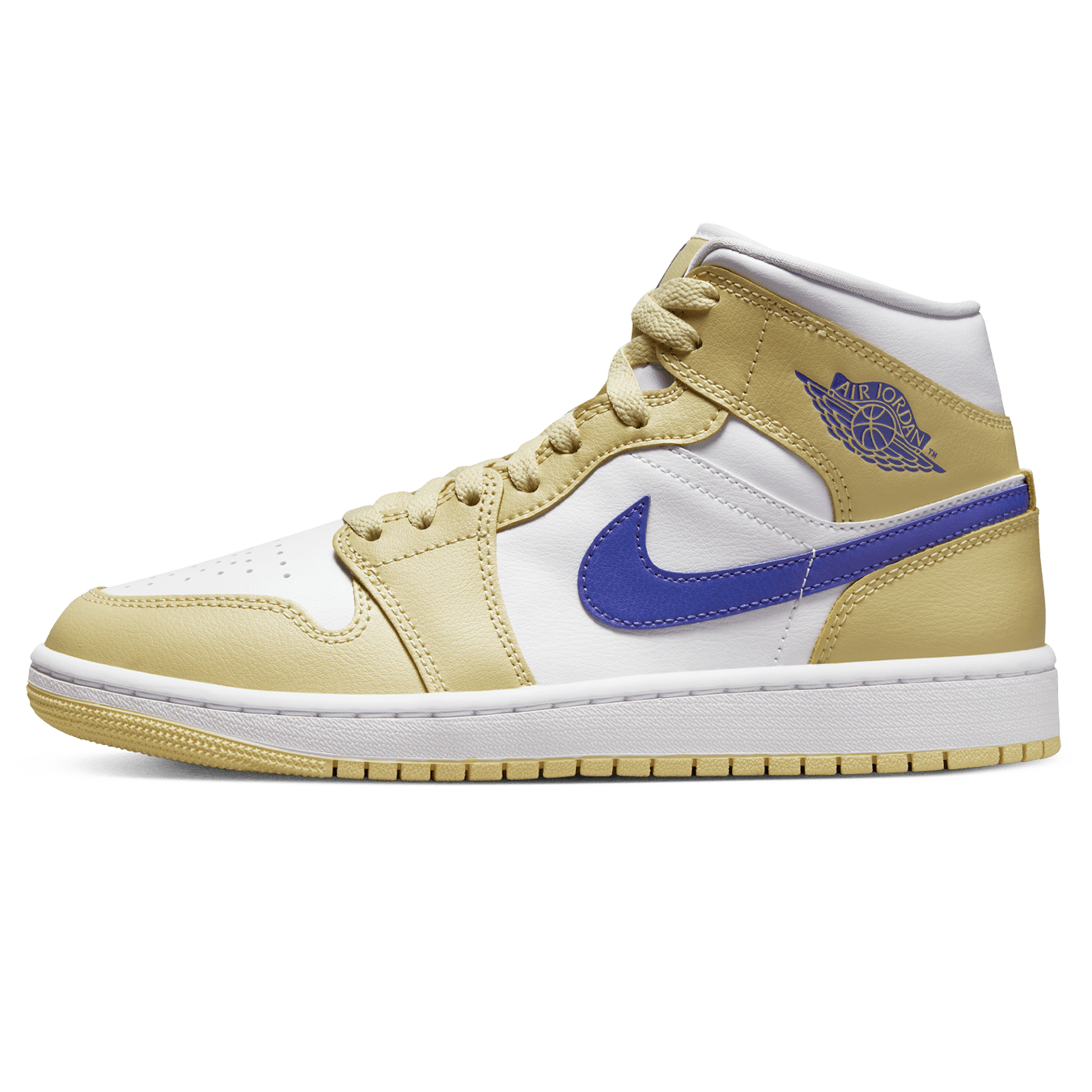 Air Jordan 1 Mid  Wmns 'Lemon Wash' — UK 2.5 | EU 35.5 | US 5 — Front View