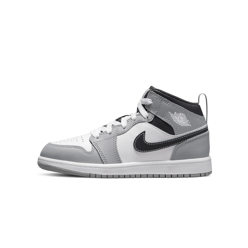 Air Jordan 1 Mid PS Light Smoke Grey — UK 10C | EU 27.5 | US 10.5C — Front View
