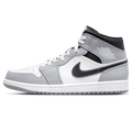 Air Jordan 1 Mid 'Smoke Grey Anthracite' — UK 3 | EU 35.5 | US 3.5 — Front View