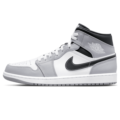 Air Jordan 1 Mid 'Smoke Grey Anthracite' — UK 3 | EU 35.5 | US 3.5 — Front View
