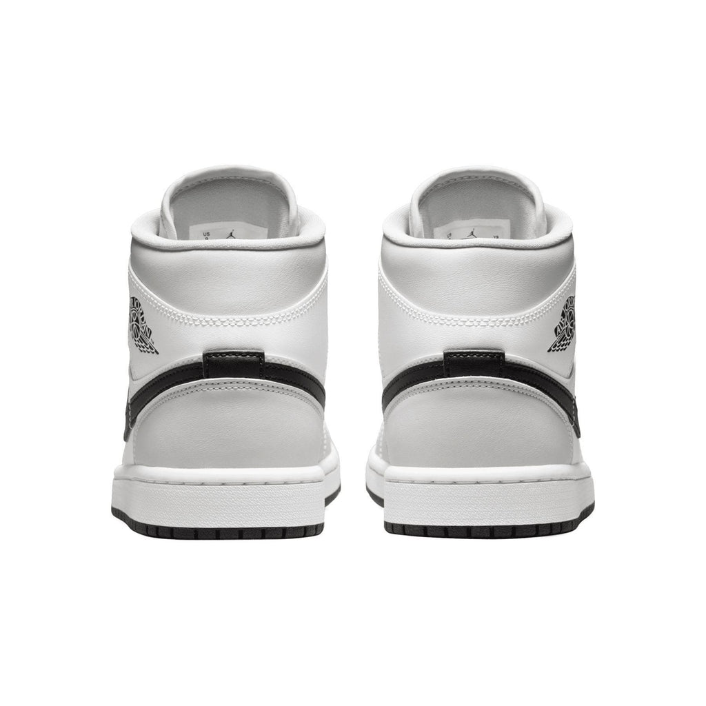 Air Jordan 1 Mid Wmns 'Light Smoke Grey' — UK 2.5 | EU 35.5 | US 5 — Top View