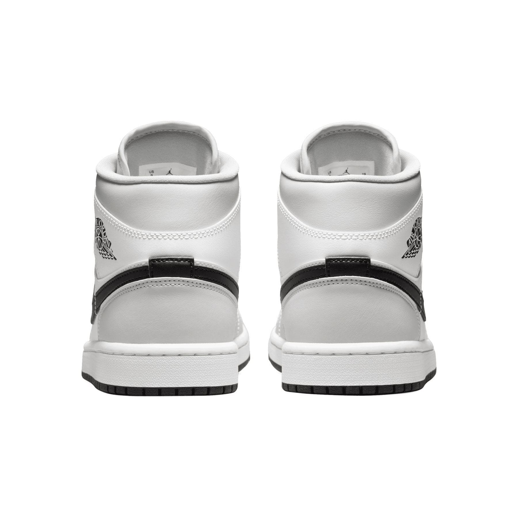 Air Jordan 1 Mid Wmns 'Light Smoke Grey' — UK 2.5 | EU 35.5 | US 5 — Top View