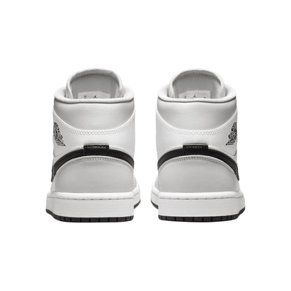 Air Jordan 1 Mid Wmns 'Light Smoke Grey' — UK 2.5 | EU 35.5 | US 5 — Top View