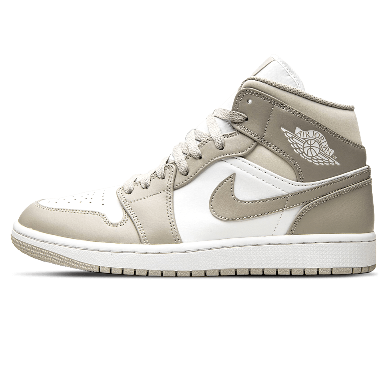 Air Jordan 1 Mid 'Linen' — UK 3 | EU 35.5 | US 3.5 — Front View