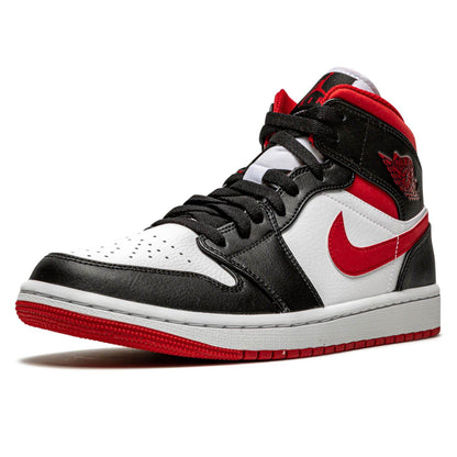 Air Jordan 1 Mid 'Metallic Red' — UK 3 | EU 35.5 | US 3.5 — Top View