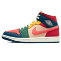 Air Jordan 1 Mid SE Wmns 'Multi-Color' 2022 — UK 2.5 | EU 35.5 | US 5 — Front View