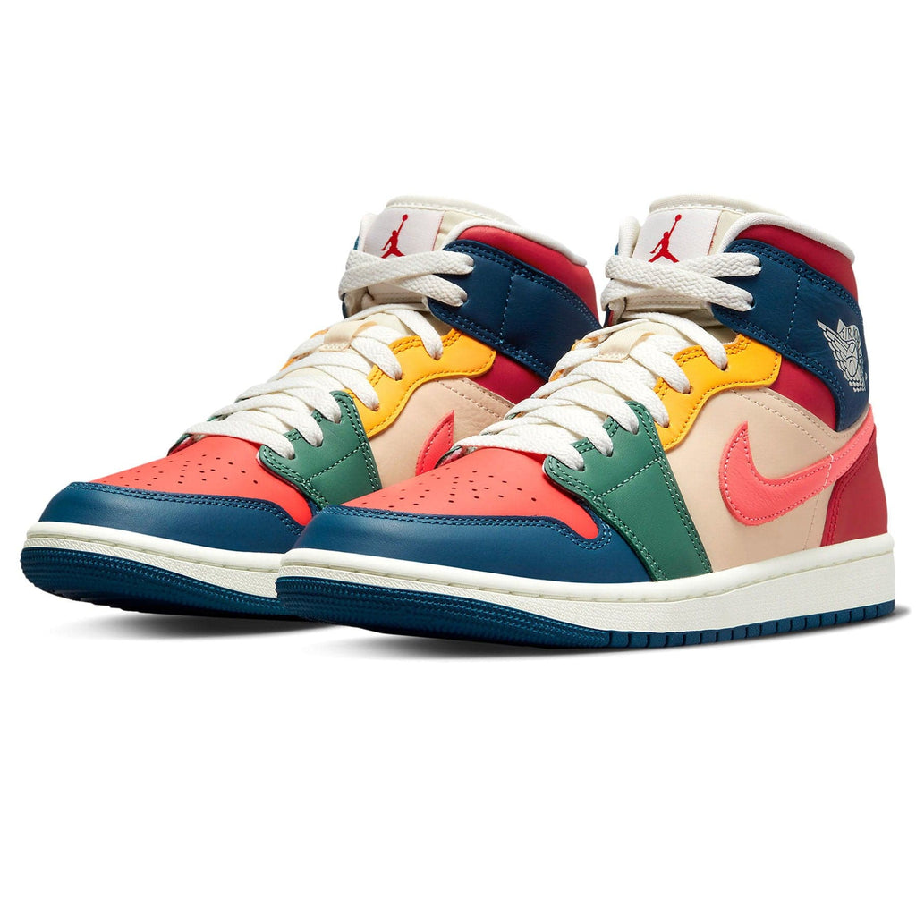 Air Jordan 1 Mid SE Wmns 'Multi-Color' 2022 — UK 2.5 | EU 35.5 | US 5 — Side View
