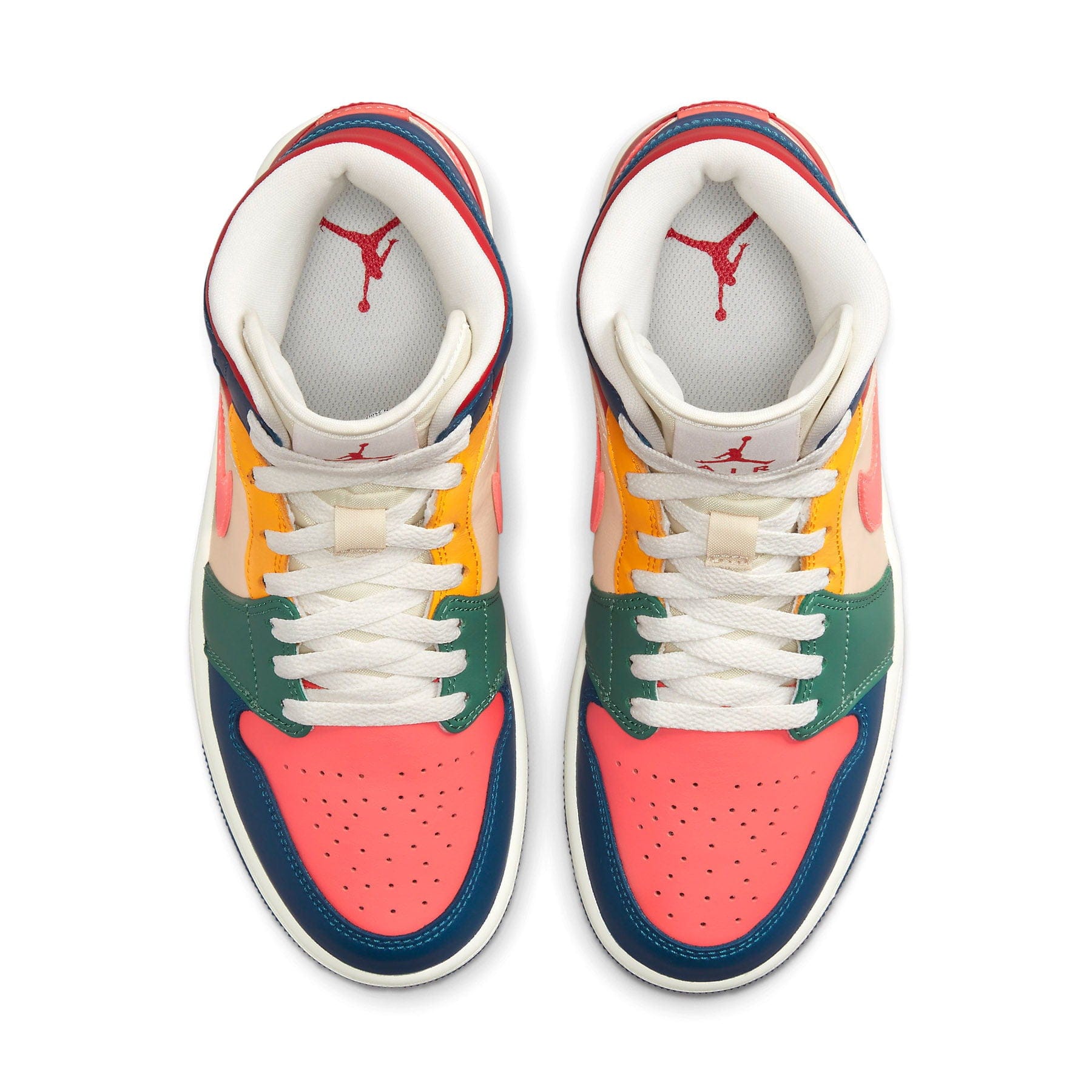 Air Jordan 1 Mid SE Wmns 'Multi-Color' 2022 — UK 2.5 | EU 35.5 | US 5 — Back View