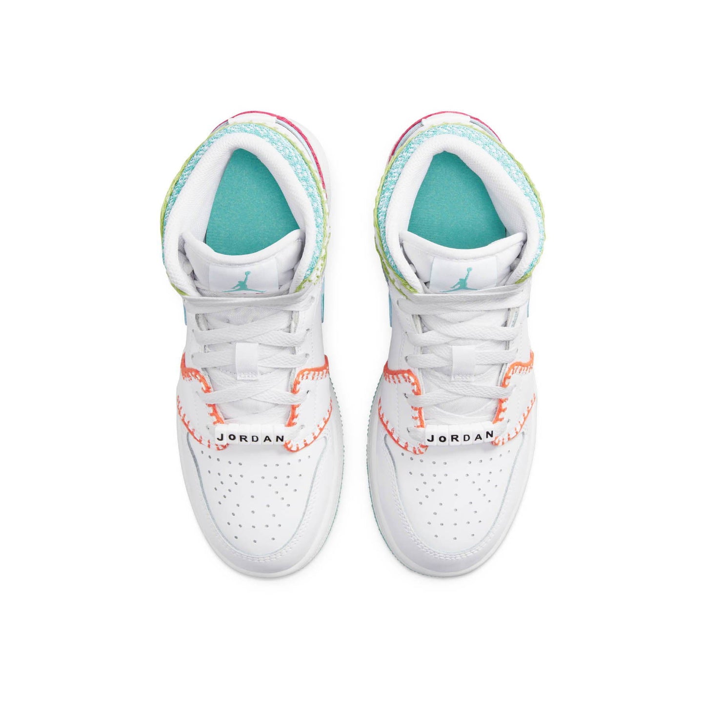 Air Jordan 1 Mid SE GS 'Multi Knit' — UK 13.5 | EU 32 | US 1Y — Back View