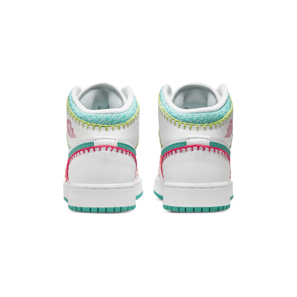 Air Jordan 1 Mid SE GS 'Multi Knit' — UK 13.5 | EU 32 | US 1Y — Detail View
