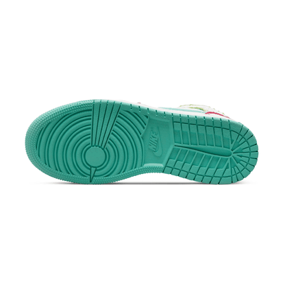 Air Jordan 1 Mid SE GS 'Multi Knit' — UK 13.5 | EU 32 | US 1Y — Top View