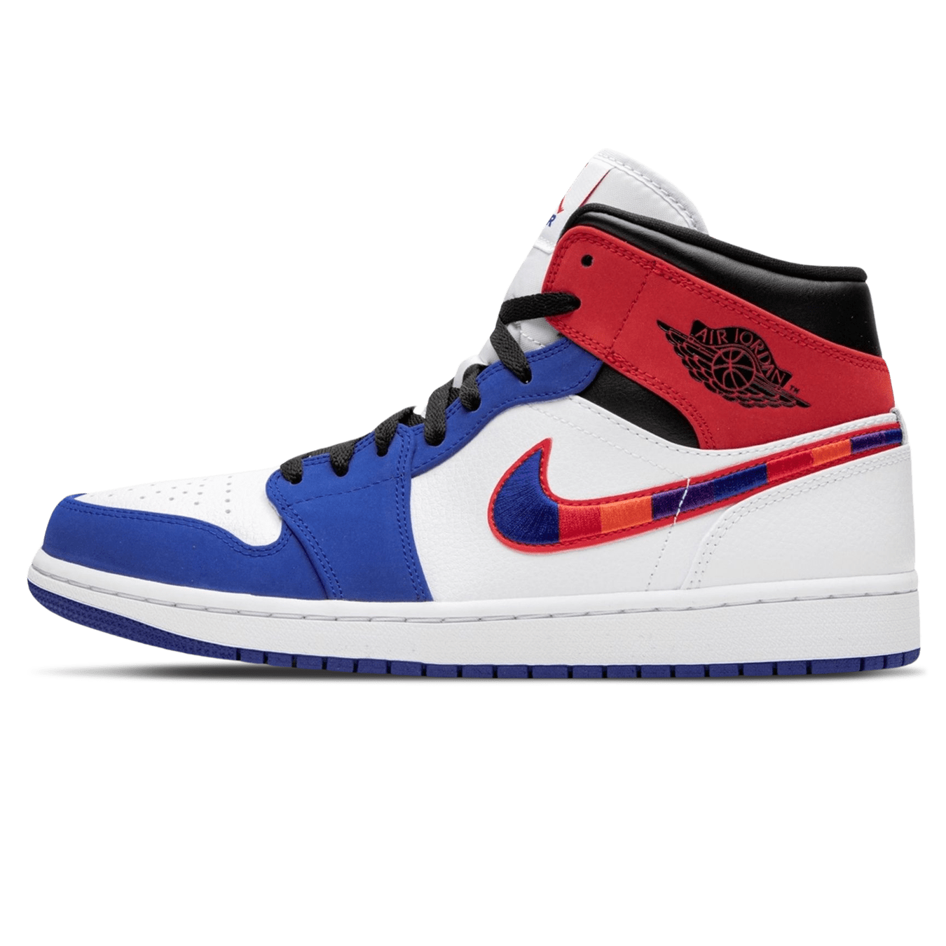 Air Jordan 1 Mid 'Multi Swoosh' — UK 3 | EU 35.5 | US 3.5 — Front View