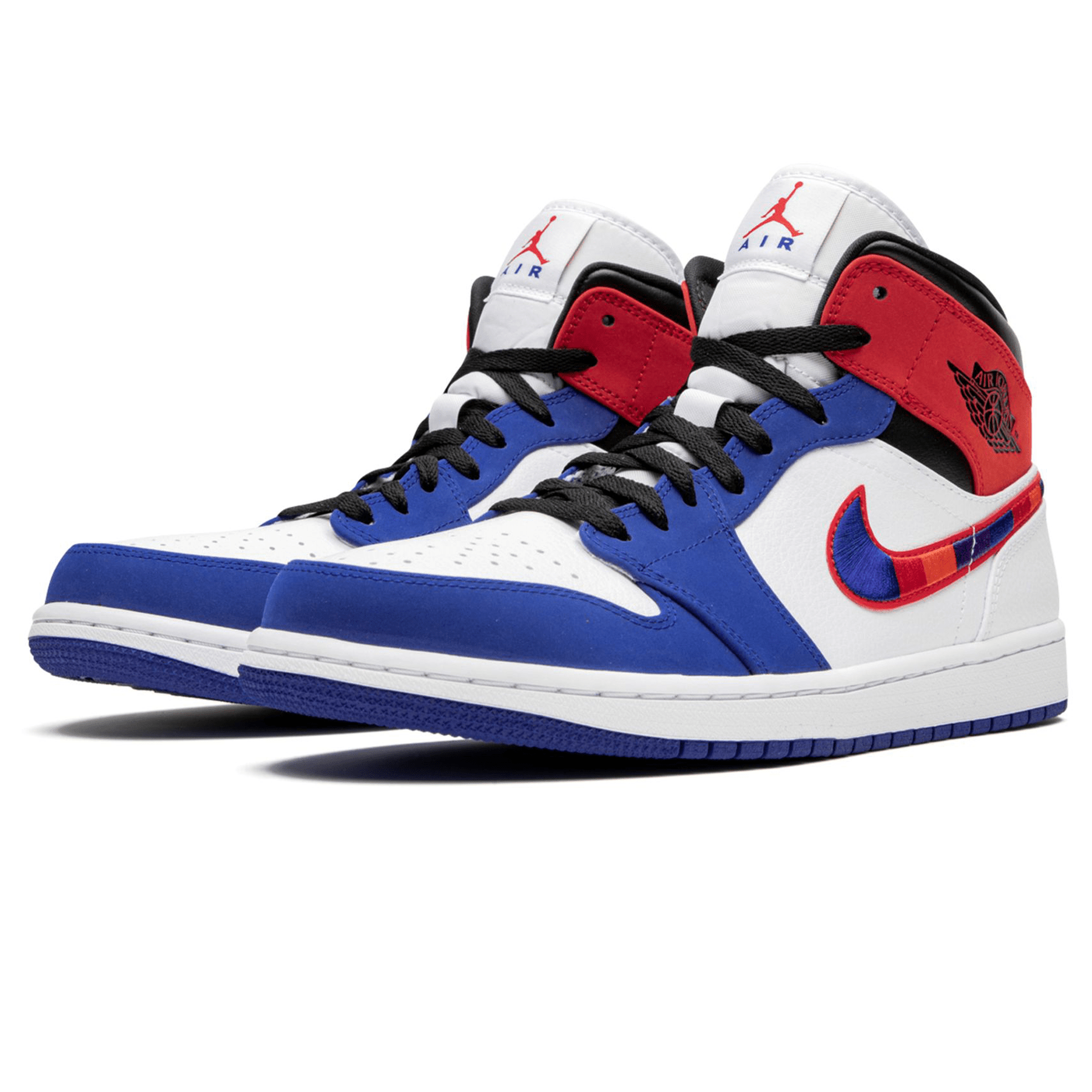 Air Jordan 1 Mid 'Multi Swoosh' — UK 3 | EU 35.5 | US 3.5 — Side View