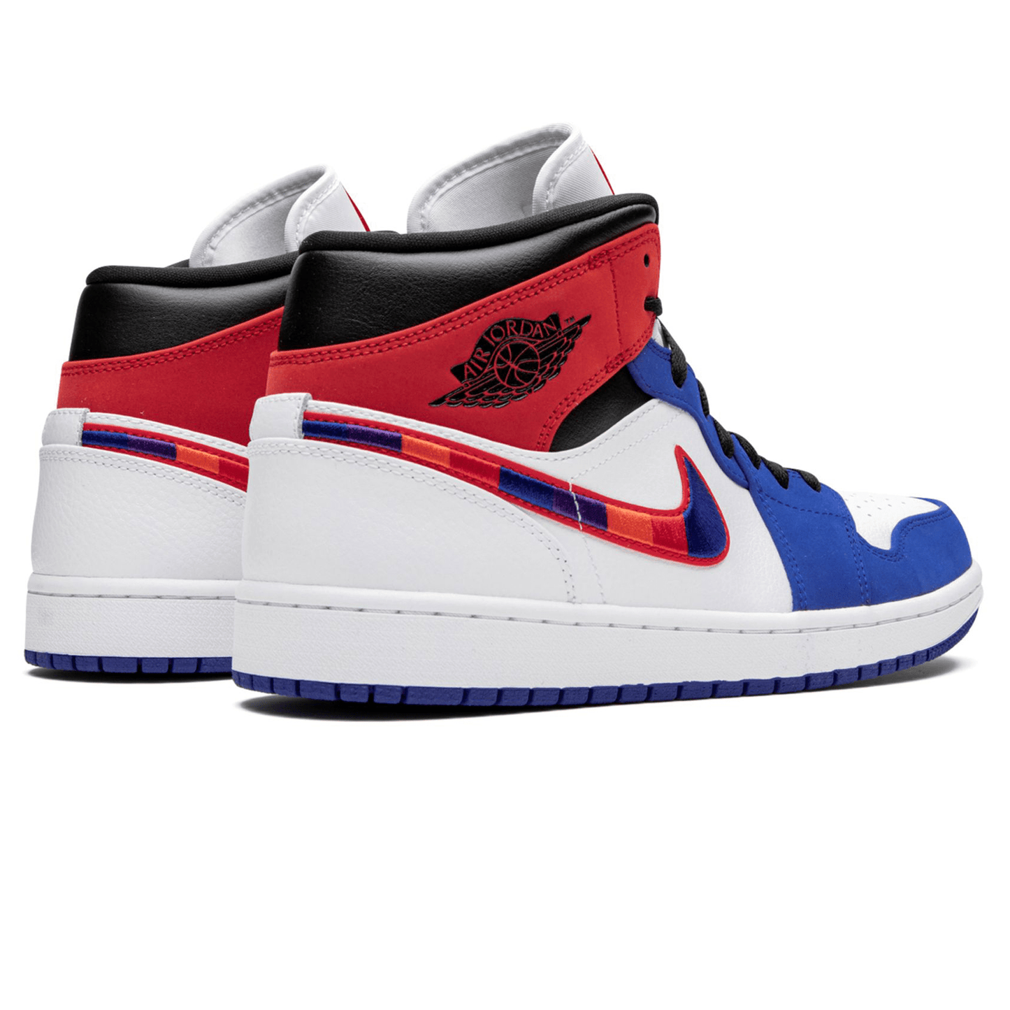 Air Jordan 1 Mid 'Multi Swoosh' — UK 3 | EU 35.5 | US 3.5 — Back View