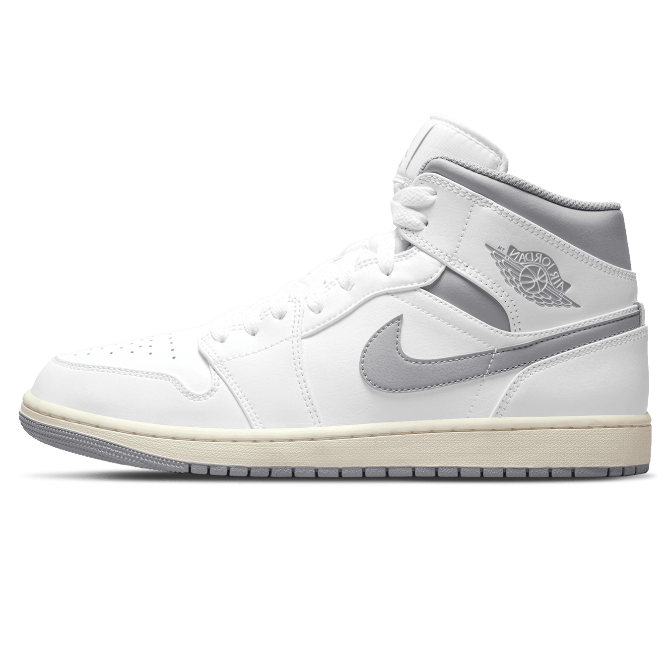 Air Jordan 1 Mid 'Neutral Grey' — UK 3 | EU 35.5 | US 3.5 — Front View