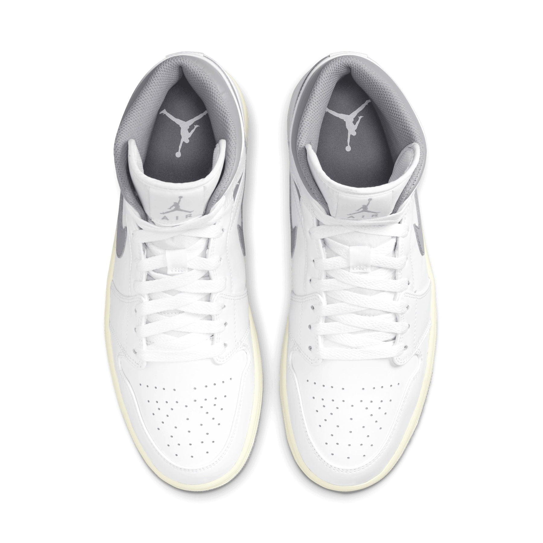 Air Jordan 1 Mid 'Neutral Grey' — UK 3 | EU 35.5 | US 3.5 — Back View