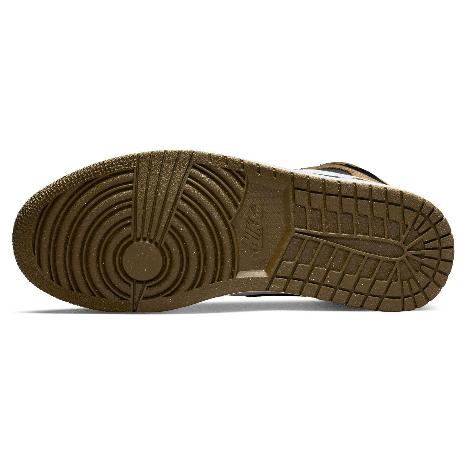 Air Jordan 1 Mid Wmns SE 'Olive Toe' — UK 2.5 | EU 35.5 | US 5 — Top View