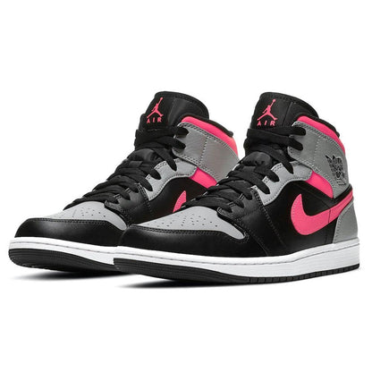 Air Jordan 1 Mid 'Pink Shadow' — UK 3 | EU 35.5 | US 3.5 — Side View